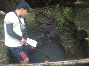 Water source of one of the visited community