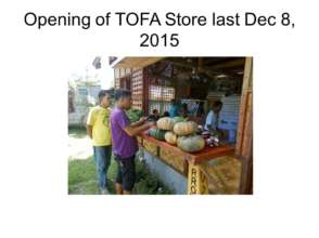 farmer members inspecting their crops on sale