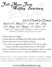 Our 2016 Howl In Schedule