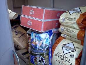 Back up supply of kibble!
