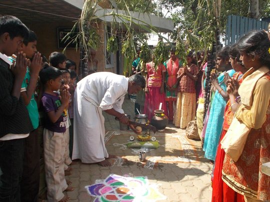 Pongal celebrations at our home