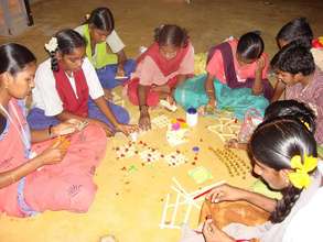 Art & Craft work taught to the children