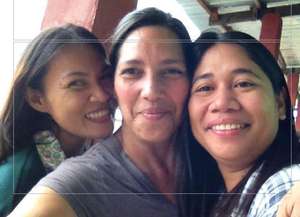 Nerissa with fellow Philippine Midwives