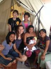 Baby born in tent in aftermath of Haiyan disaster