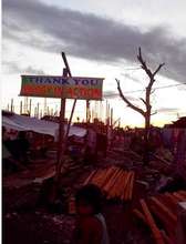 Signs of hope in the disaster zone