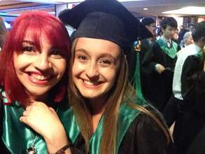 Hayley's high school graduation
