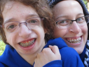 Amanda and friend from camp