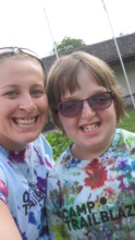 Amanda and friend from camp