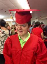 Jade at his highschool graduation