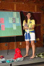 Self Esteem Class -- discussing topic of the day
