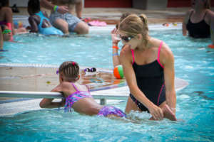 Learning to swim!