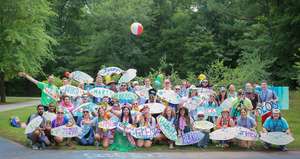 Beach theme. Counselors are ready!