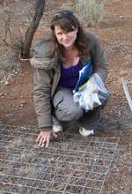 Volunteer Tracey Conducting Vegetation Surveys