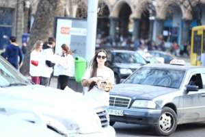 "Mind Zebra" event for pedestrian rights, Tbilisi