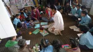 A vibrant and resourceful classroom in Maila