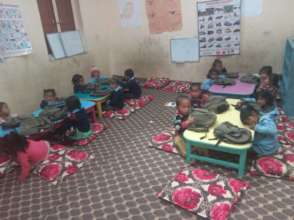 An upgraded early childhood classroom