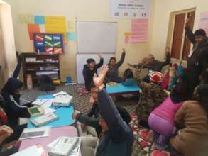 A vibrant classroom in Remote Gorkha