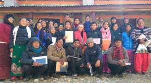 Teachers of Kerauja Village after a PHASE Training