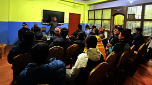 Participants Interacting at Sitaladevi in Kaski