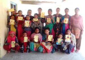 Participants of girls empowerment program