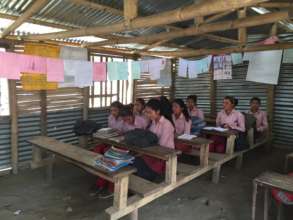 Temp. classroom, Bhagwati Lower Secondary School