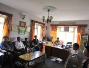 Meeting with Faselung Social Services exec board
