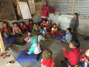 Pre-K students in existing Tettishkoti classroom