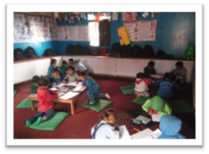 Child-friendly, safe, & attractive classroom space