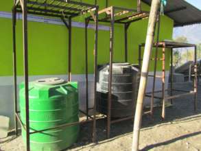Water tanks at Guranse Primary School
