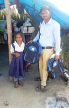 Priya with IDEA special educator Mr. Prafull