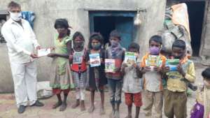 Distribution of school material