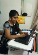 Vanita working from home