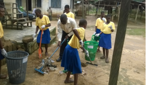 Clean Up Exercise at Ikpe Annang Market