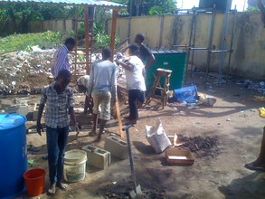 New waste system under construction-Igbobi HighSch