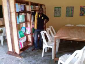The refurbished and well stocked library