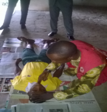 First Aid Demonstration by Red Cross Staff