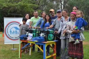 Community receiving water pump