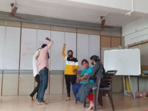 Understanding through role play at Adolescent TOT