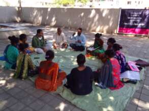Training with Aataapi Sewa Foundation team