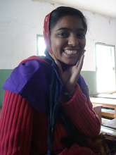 Daksha, a Tarunsena member and Shaishav volunteer.