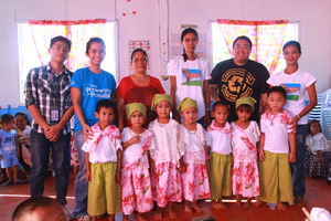 Bislig day care kids in their costume attire