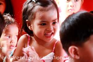 A smile of day care girl