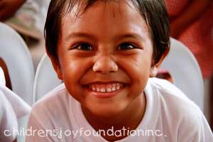 A great smile of a happy day care boy