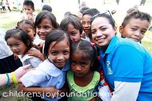 CJFI outreach activity with volunteers