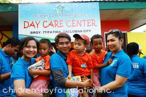CJFI outreach activity with volunteers