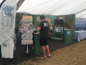 The WLT stand at the Rutland Bird Fair