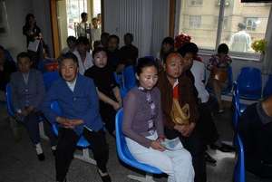 Patients waiting for examination