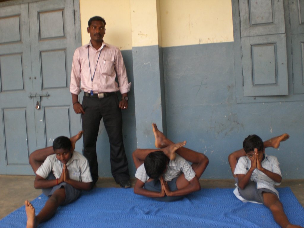Teach YOGA to 85 at-risk Drop-out school children