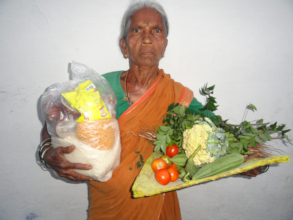 Monthly groceries sponsorship to destitute old age