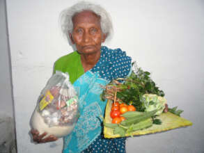 elderly people getting groceries